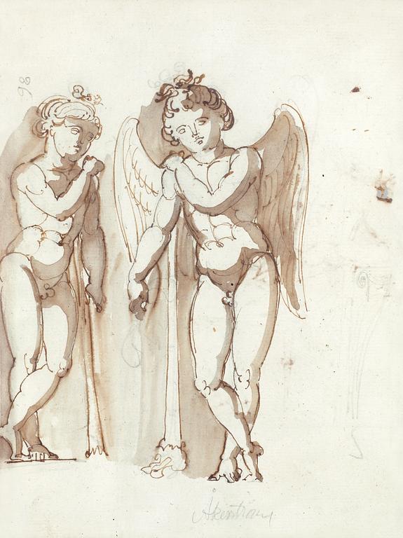 Jonas Åkerström, Figure composition with angel and man.