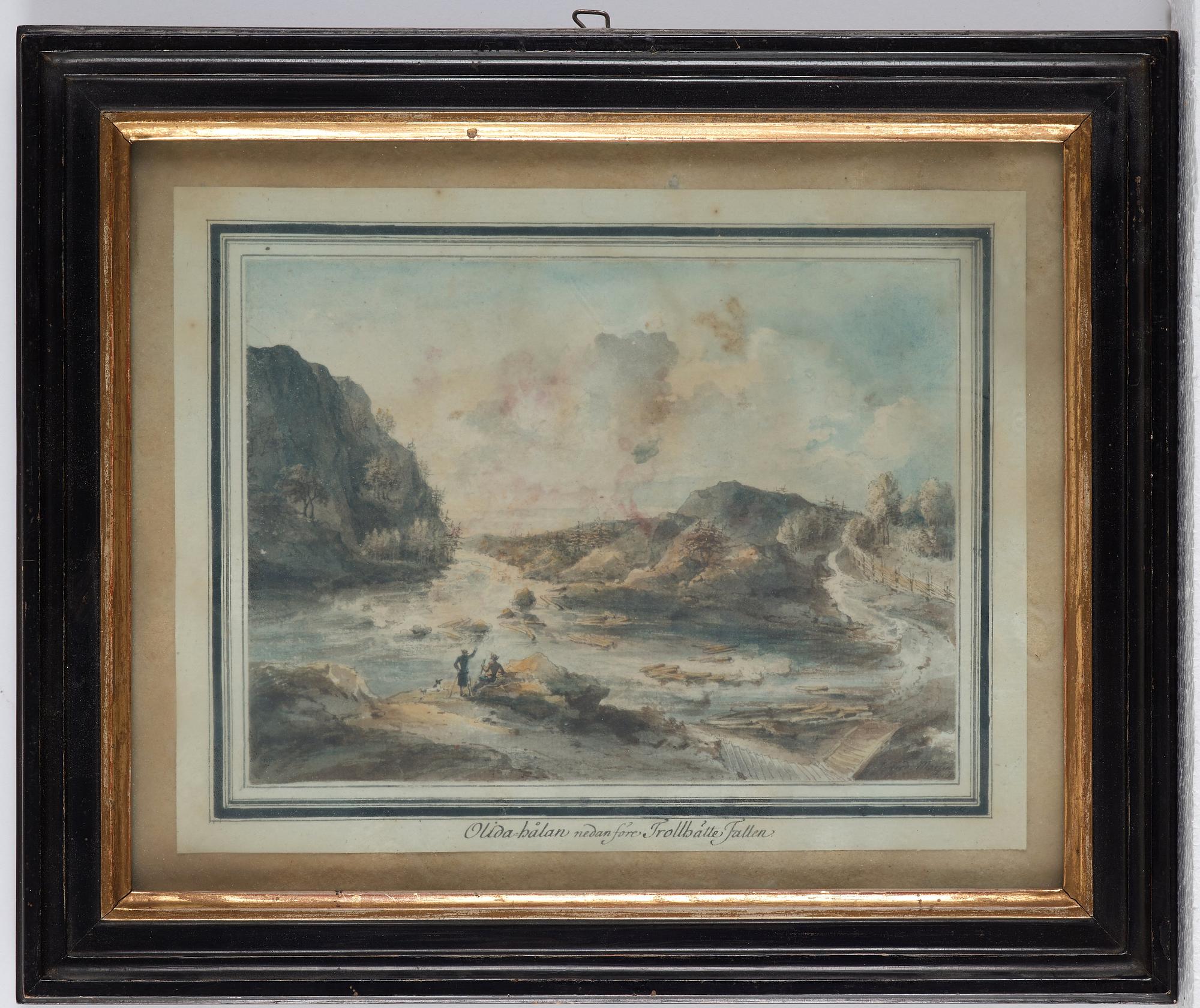 Johan Fredrik Martin, Ten scenes from the waterfalls at Trollhättan, Sweden.