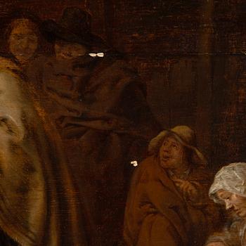 Jan Miense Molenaer, circle of, oil on panel.