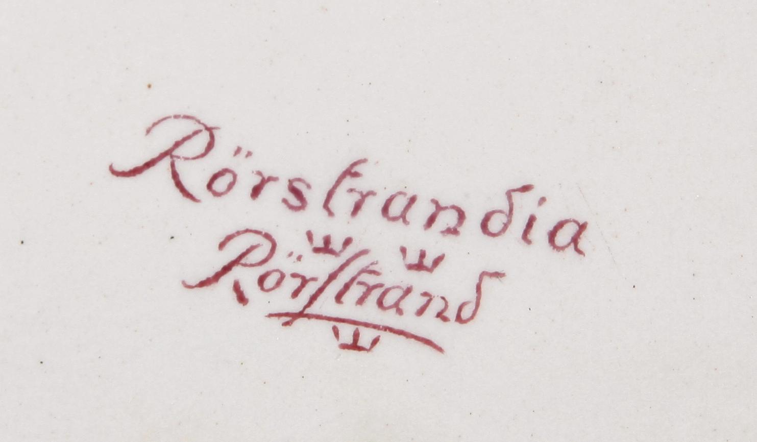 YTTERFODER, 4 st bla porslin. Rörstrand resp Gustavsberg.