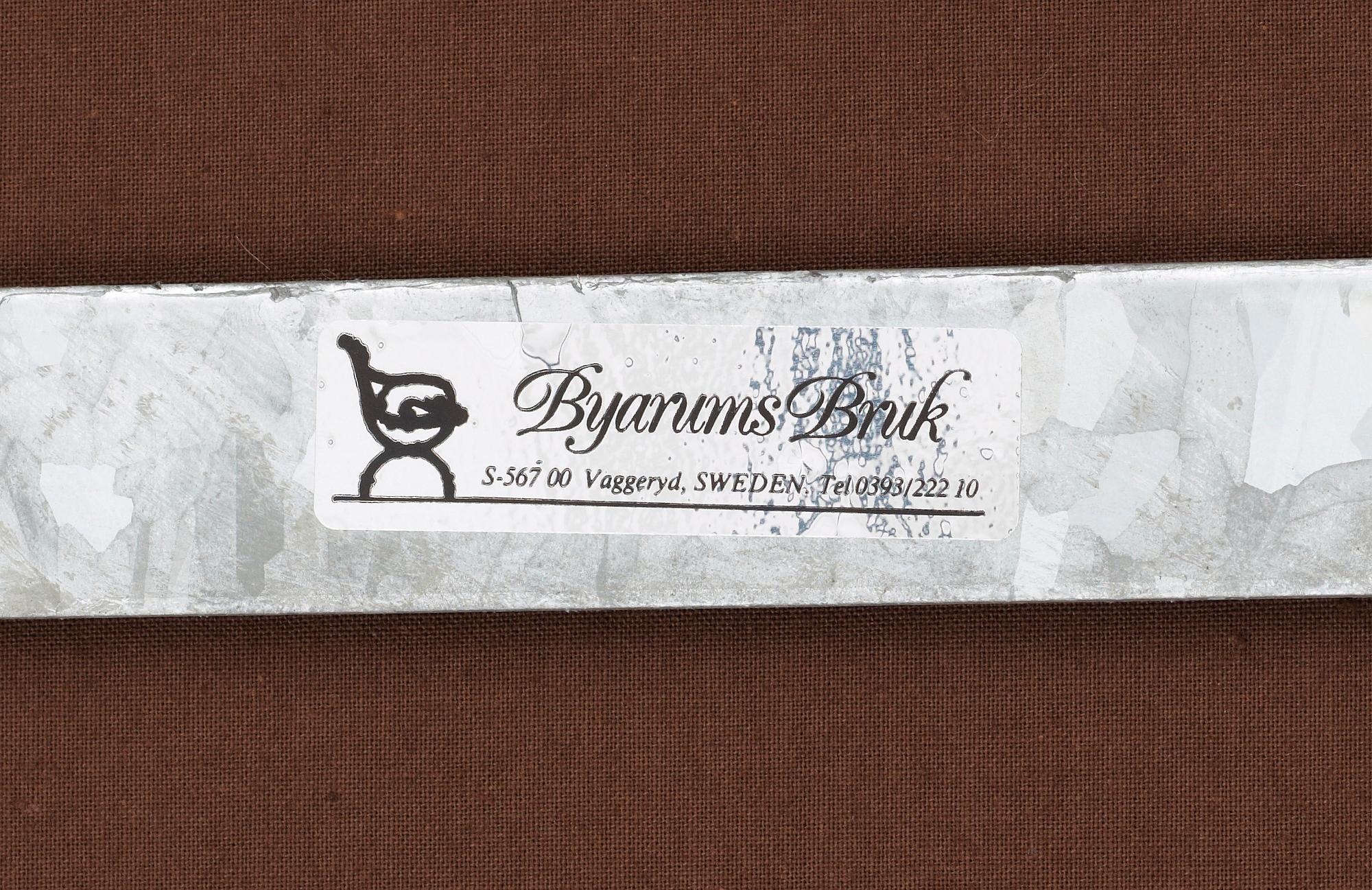 KARMSTOLAR, ett par, Byarums Bruk, 1900-talets andra hälft.