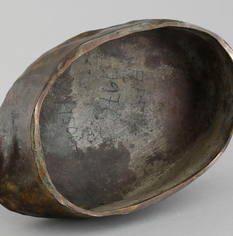 ARVID KNÖPPEL, sculpture, bronze, signed.