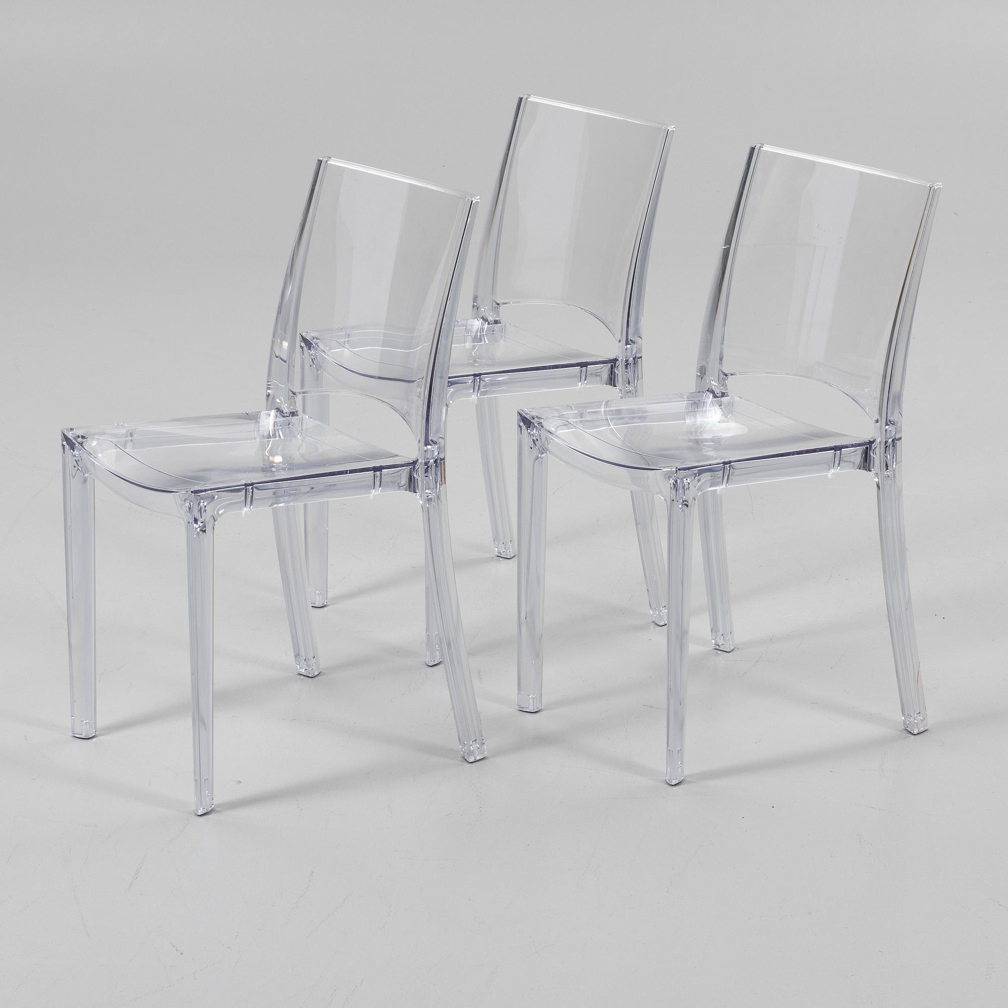 Chairs, 3 pcs, B-Side by Grandsoleil, 2000s.