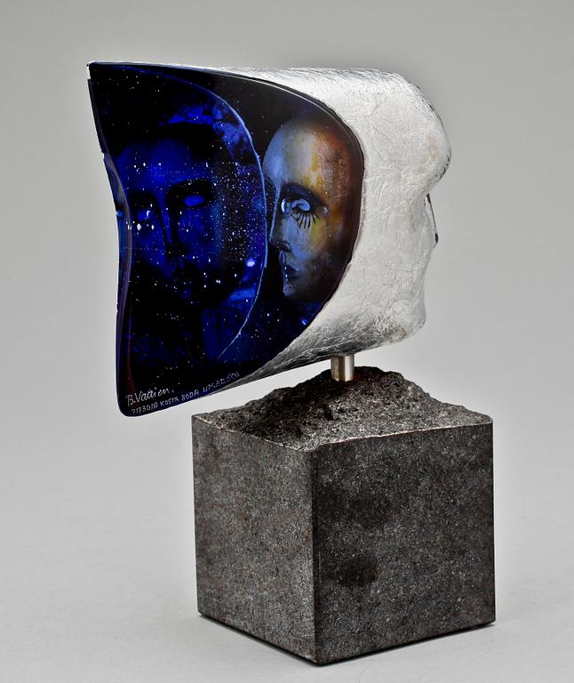 SKULPTUR, glas, Bertil Vallien, Kosta Boda, 2000-tal.