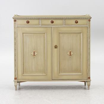 A late-Gustavian sideboard, Sweden, around 1800.