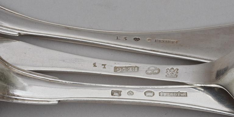 SKEDAR, 3 st. Silver. 1800-tal.