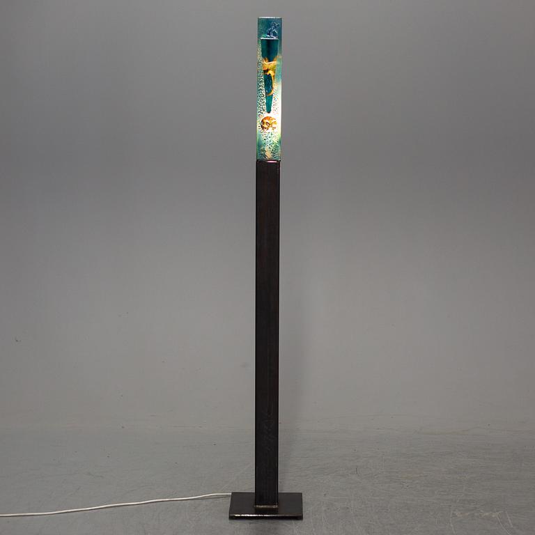 KJELL ENGMAN, a unique sand cast glass sculpture, Kosta Boda, Sweden.