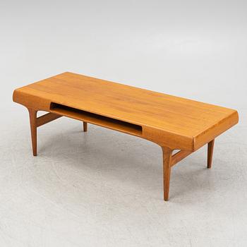 Johannes Andersen, a teak-veneered coffee table, Trensum, 1960's.
