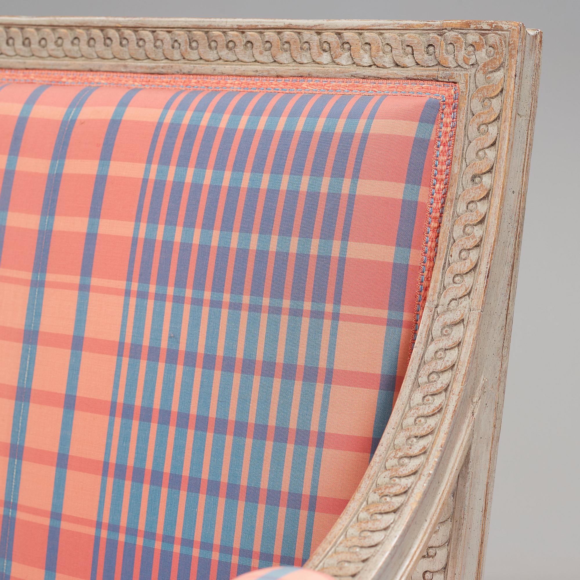 A Gustavian late 18th century sofa.