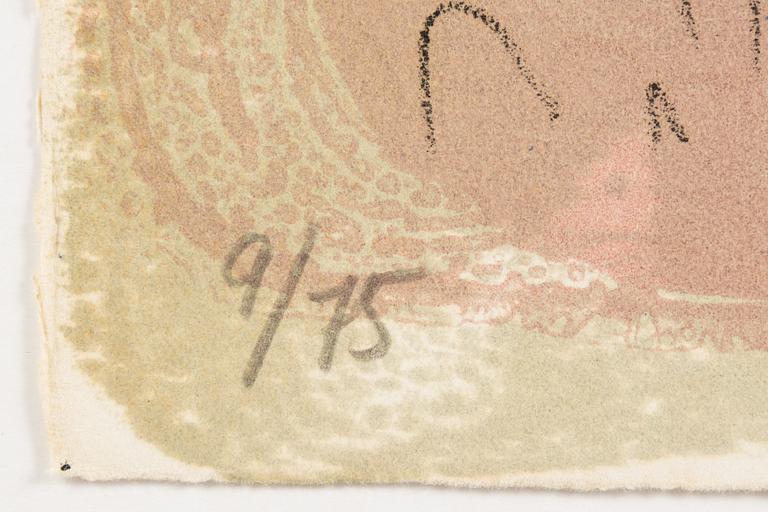 Djuric Miodrag Dado, 12 lithographs with portfolio. Each signed and numbered 9/75.