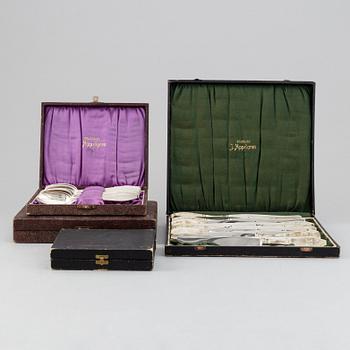 J Appelgren, bestickservis, 48 delar, silver, Vasa, Finland 1923-24.