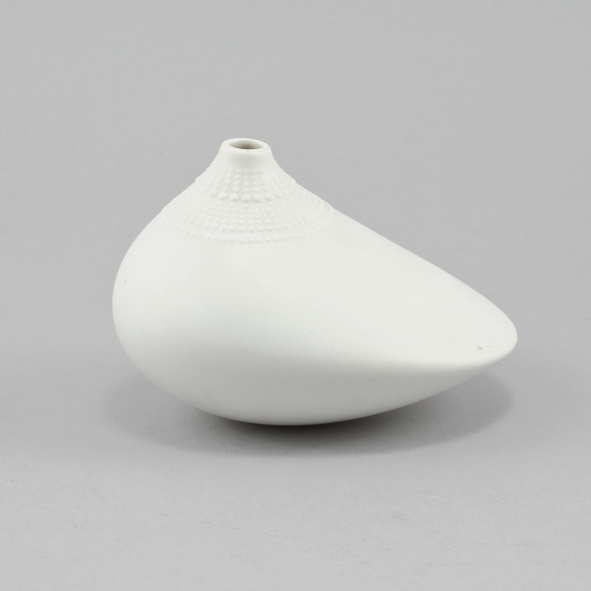 VAS, benporslin, "Pollo", Tapio Wirkkala, Rosenthal, 1970-tal.