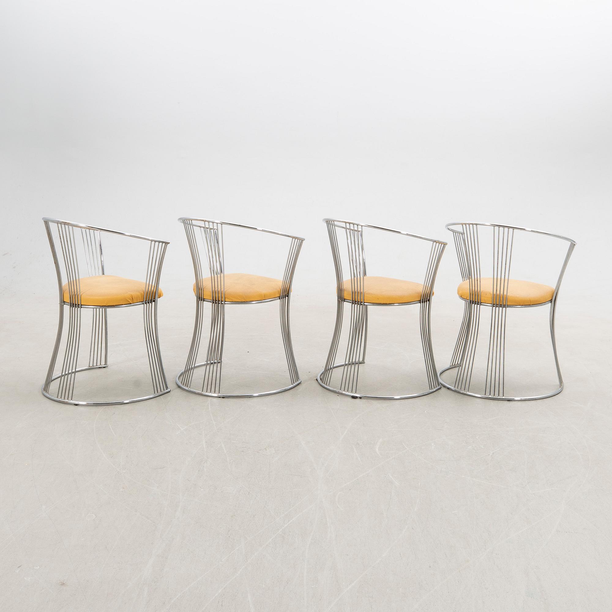 Chairs 4 pcs Italy 1980s/90s.