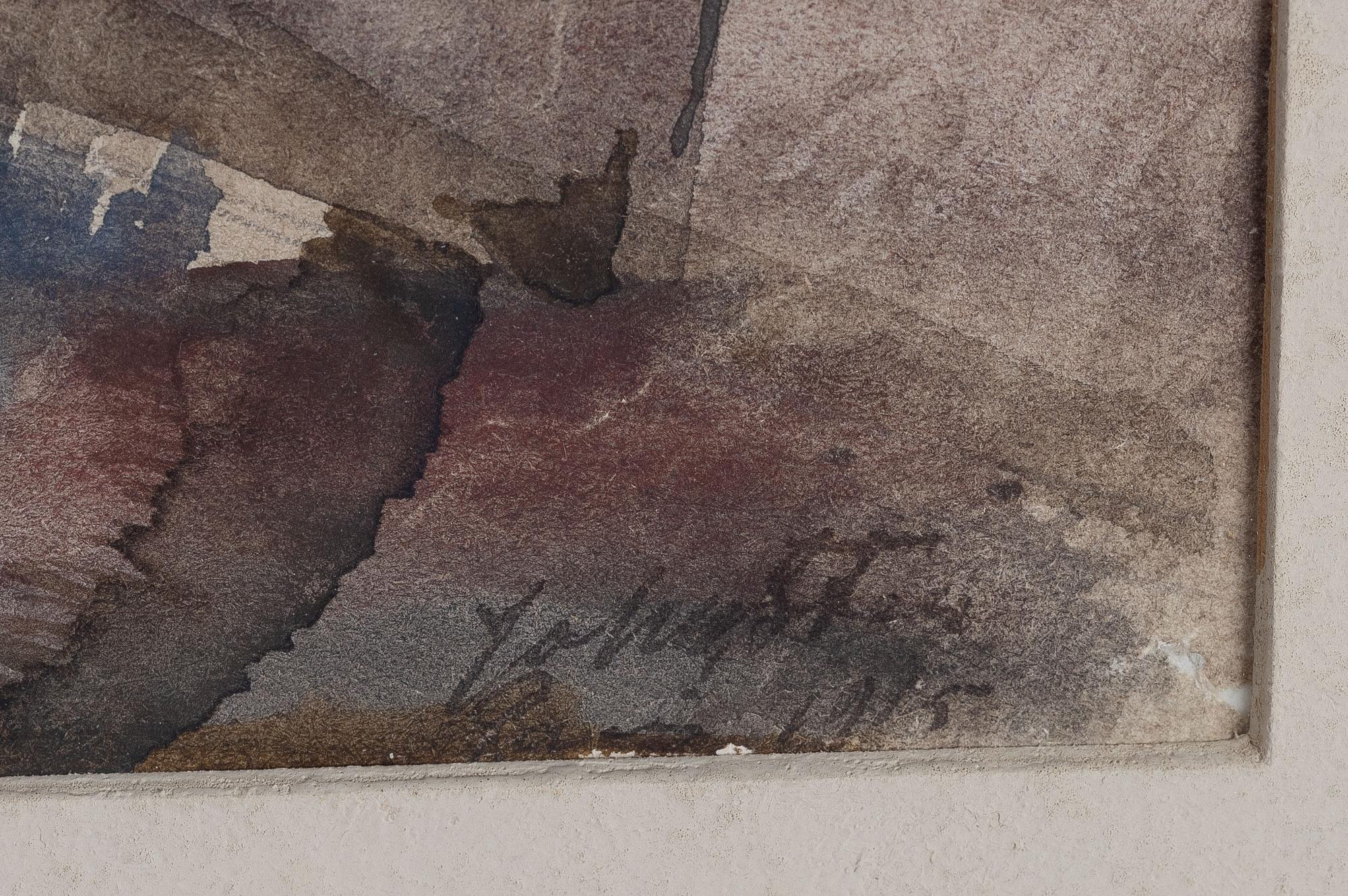 Kalle Hedberg, Fjällandskap med fäbod.