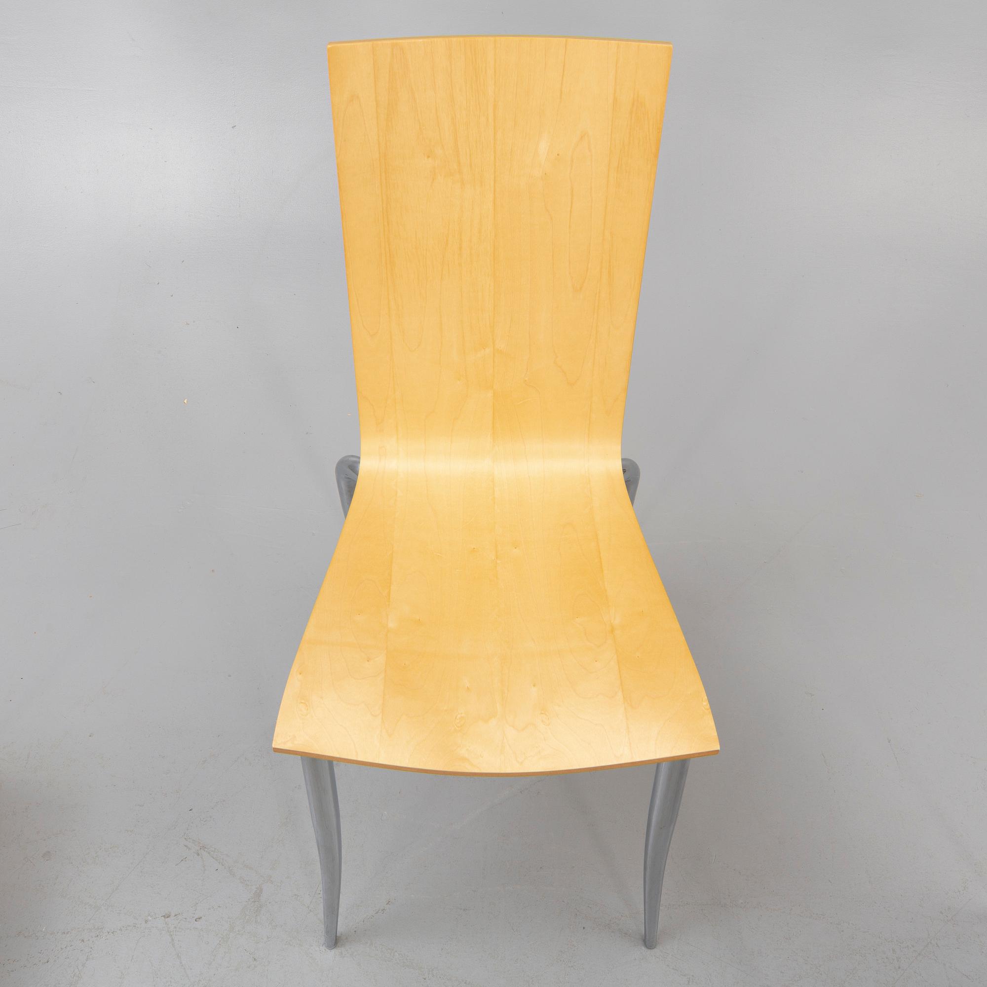 A set of twelve Philippe Starck "Olly Tango" chairs for Driade 21st century.