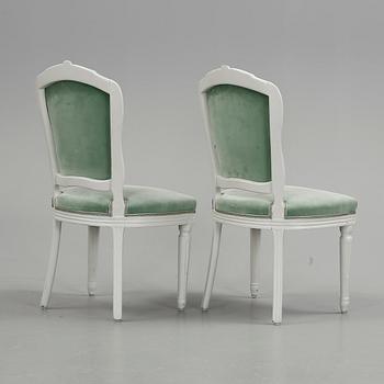 STOLAR, ett par, gustavianska, 1700-talets slut.