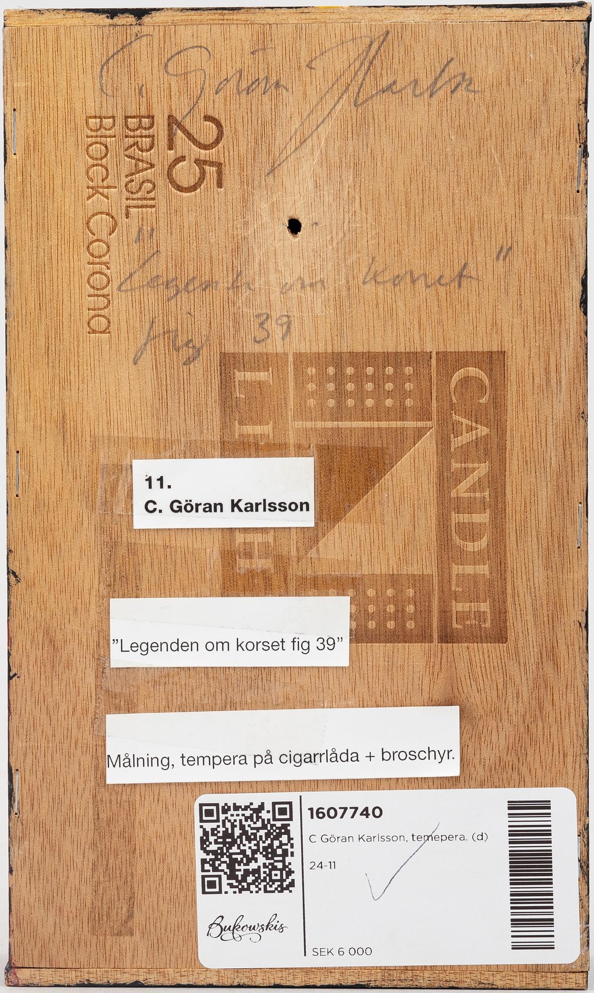 C Göran Karlsson, "Legenden om korset".
