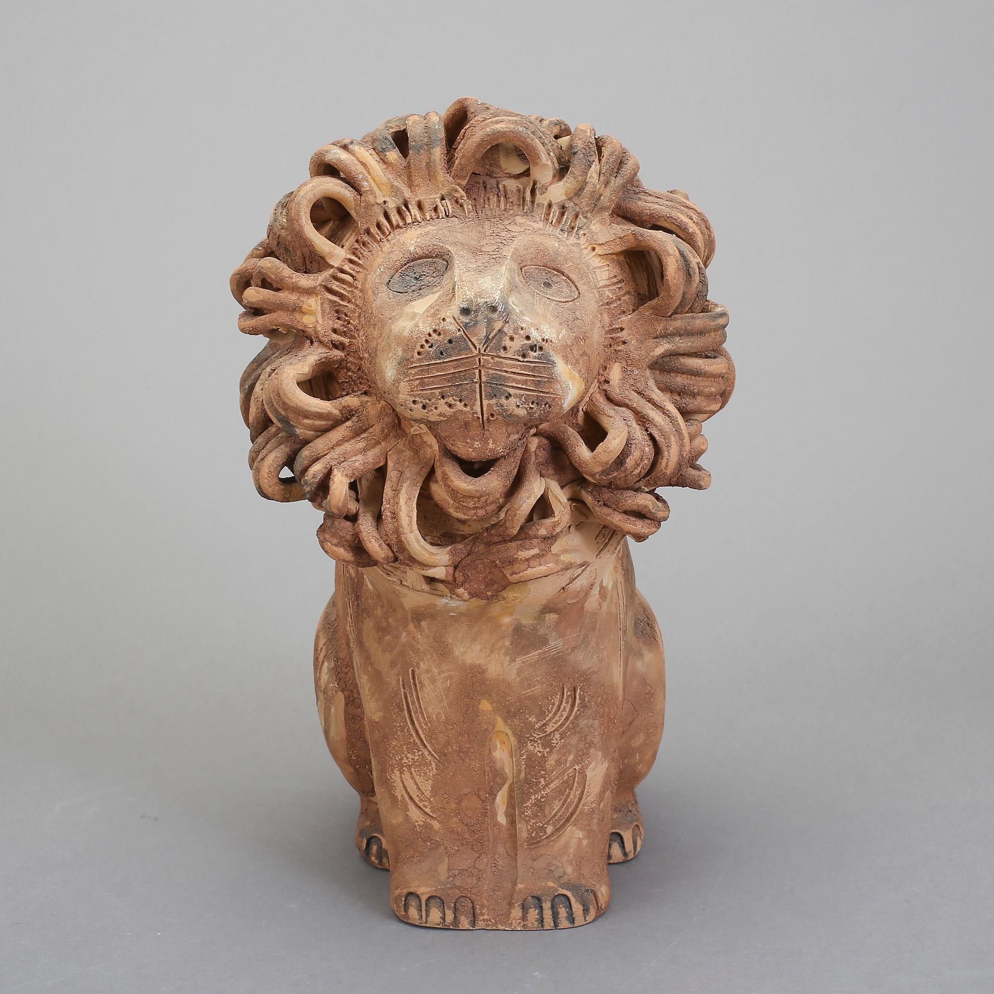 SKULPTUR, lergods, Formgivare: Aldo Londi, 1950-tal.
