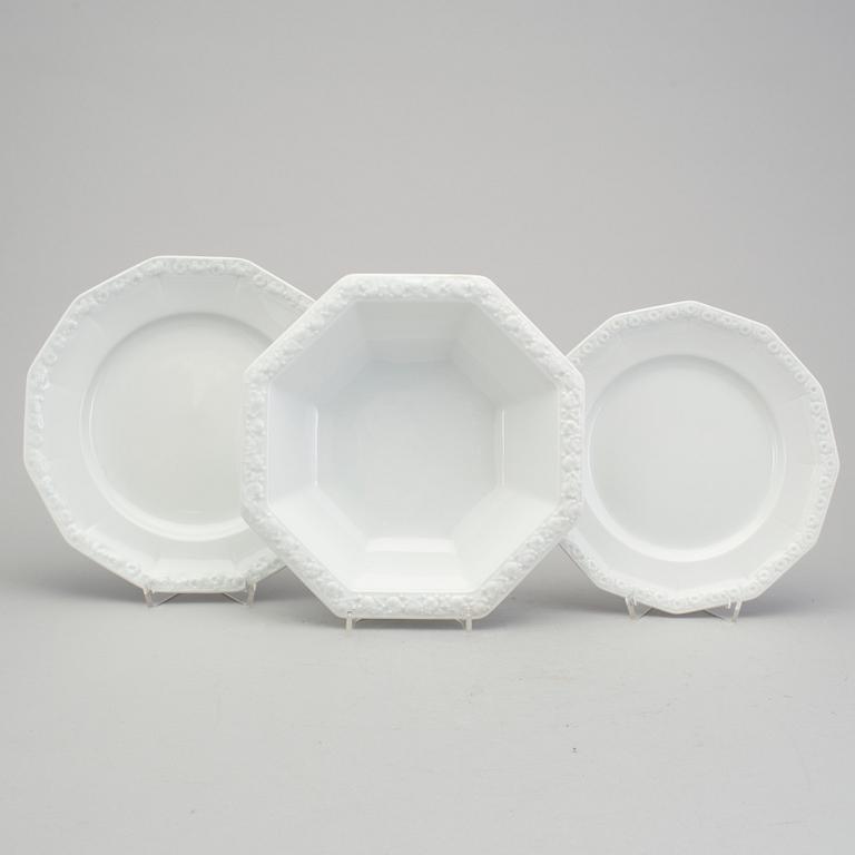 SERVIS, 54 delar, porslin, "Maria" Rosenthal, 1900-tal.