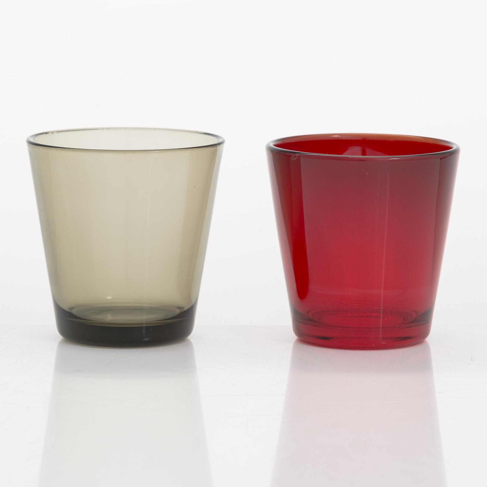 Kaj Franck, dricksglas, 11 st, "Kartio" 5027, originalförpackningar, Nuutajärvi, 1900-talets mitt.