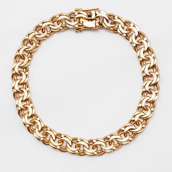 ARMBAND, 18K guld, svenska stämplar, 1964. Vikt ca 27 g.