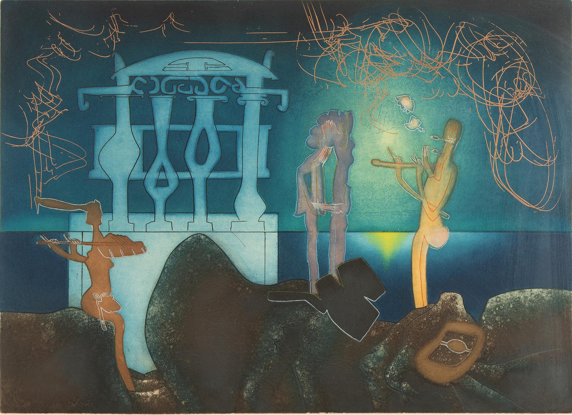 Roberto Matta, Ur: "L'arc, obscure des heures".