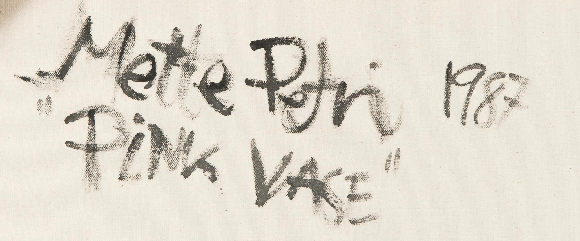 Mette Petri, "Pink vase".