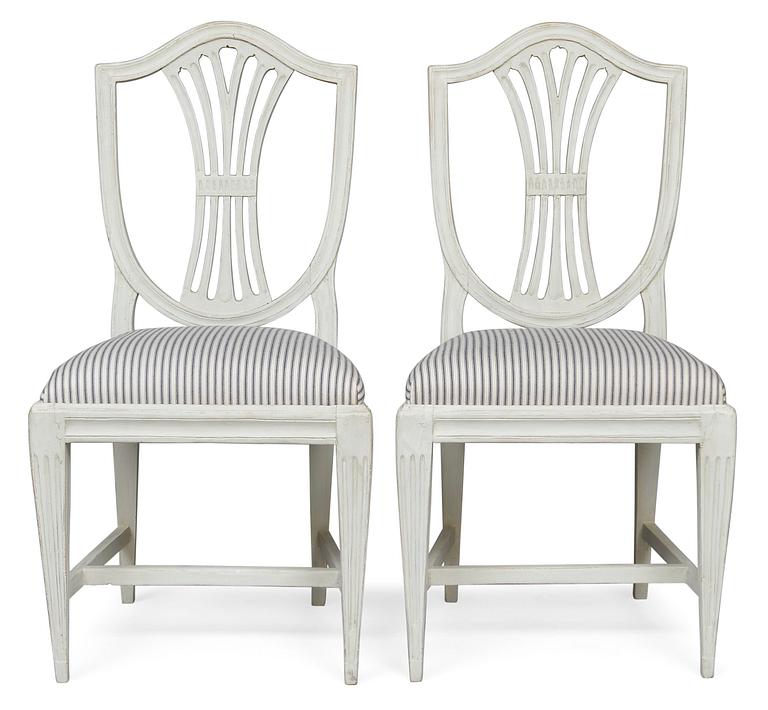 A PAIR OF CHAIRS.