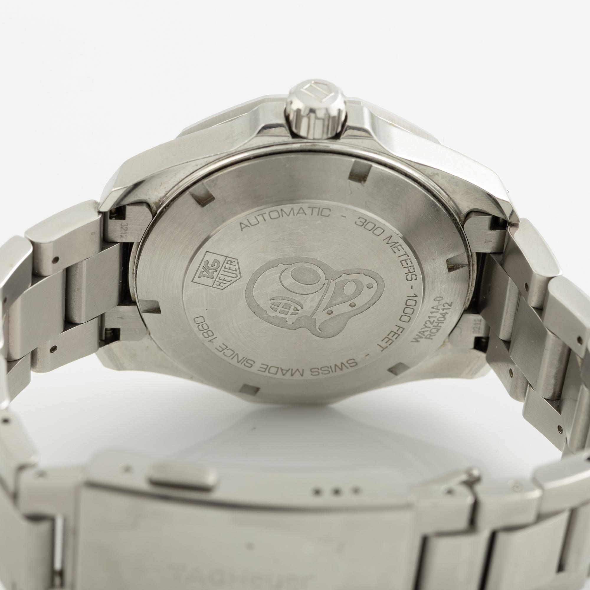 TAG Heuer Aquaracer, Calibre 5, wristwatch, 41 mm.