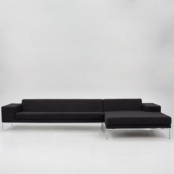 Eero Koivisto, a 'Hockney' sofa with divan, David Design, around 2000.