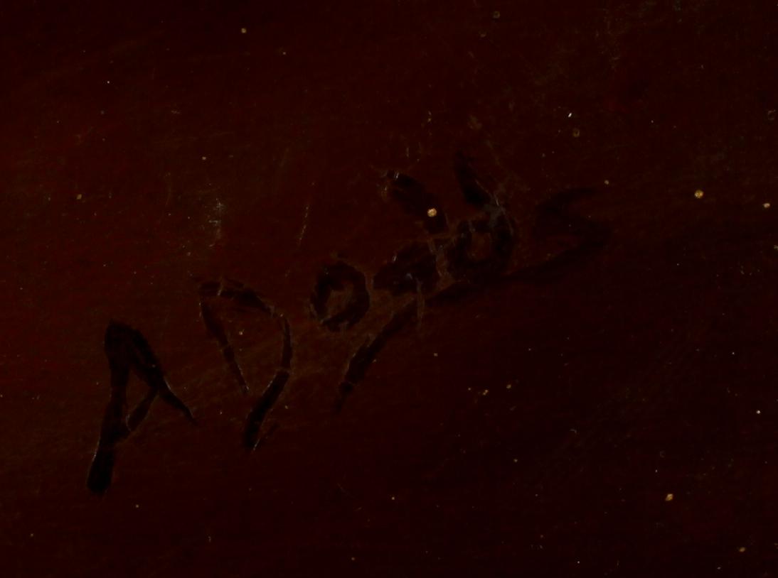 OKÄND KONSTNÄR, olja på duk, sign A Dodds, England 1800-tal.