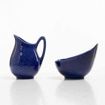 A 37 piece dinner service, "Blå eld", Rörstrand.