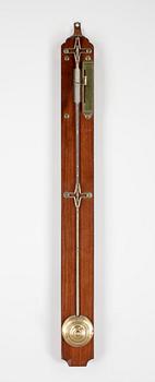 BAROMETER, Johan Gustaf Hasselström, märkt IGH, omkring sekelskiftet 1700/1800.