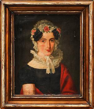 OKÄND KONSTNÄR, olja på duk, 1800-tal.