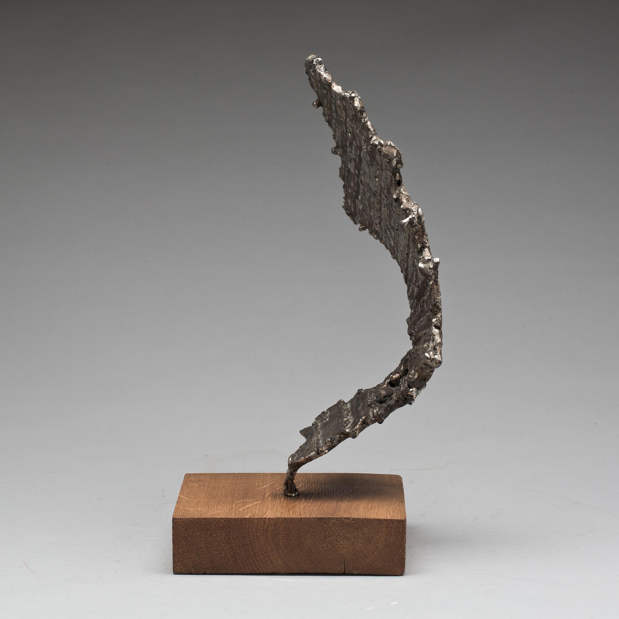 THEODOR PAUCKSTADT, skulptur, metall, signerad och daterad 1965/66.