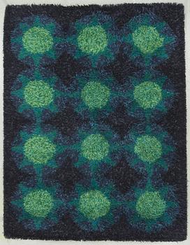 GUNILLA LAGERHEM-ULLBERG, CARPET. "Nova". Almost circular. Design by Gunilla Lagerhem-Ullberg, Kasthall. Around 235x180.