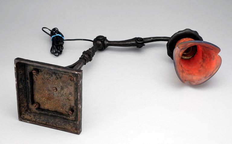 BORDSLAMPA, La Verre Francais, art deco, 1900-talets första hälft.