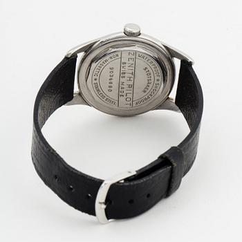 ZENITH, Pilot, wristwatch, 34 mm.