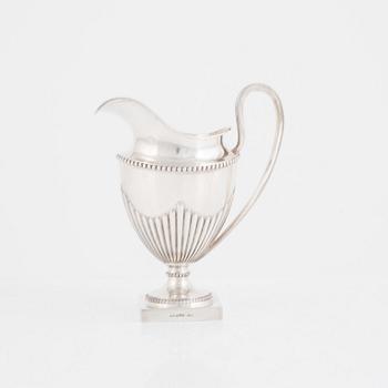 A late Gustavian style Swedish silver creamer, mark of Guldsmedsaktiebolaget, Stockholm 1918.