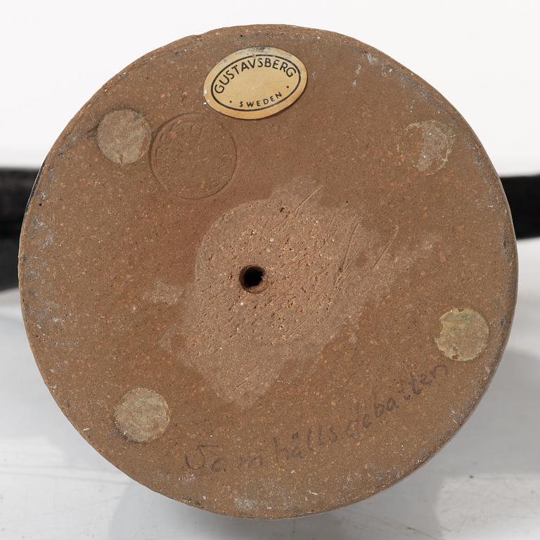 Lisa Larson, a 'Samhällsdebatten' stoneware figurine, Gustavsberg.