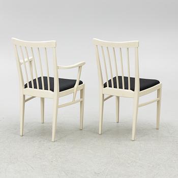 Carl Malmsten, an eight part dining group, "Herrgården", Åfors, second half of the 20th century.