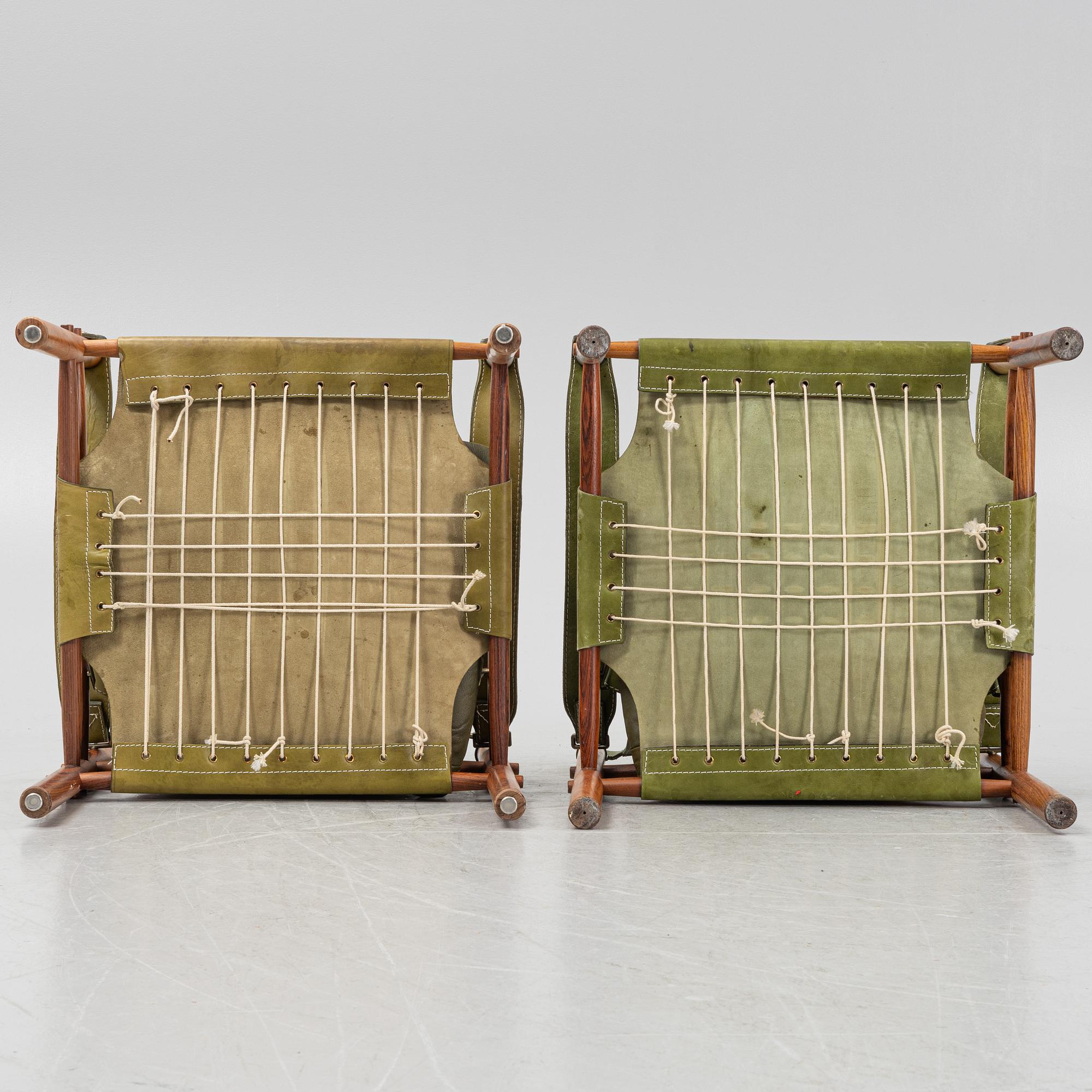Arne Norell, a pair of 'Sirocco' chairs, Norell Möbel AB, 1960's/70's.