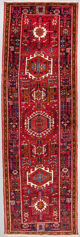 A Garadje runner, 335 x 102 cm.