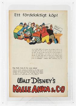 Comic book, "Donald Duck & Co" No. 3, 1950.