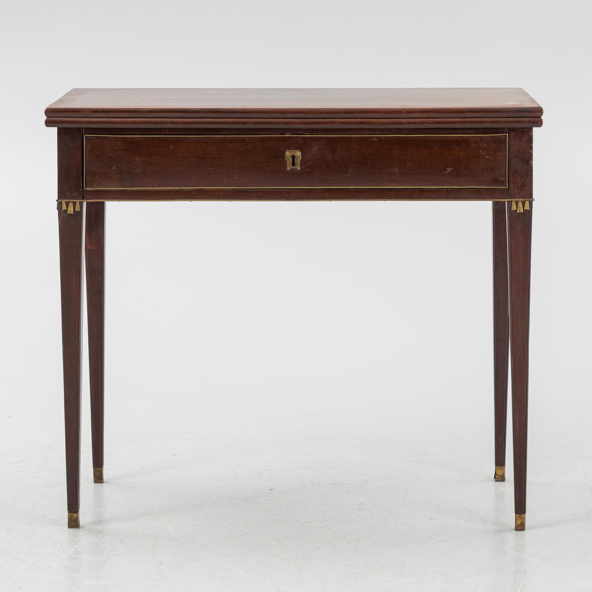 Spelbord, Stockholmsarbete, 1700-talets slut, Sengustavianskt.