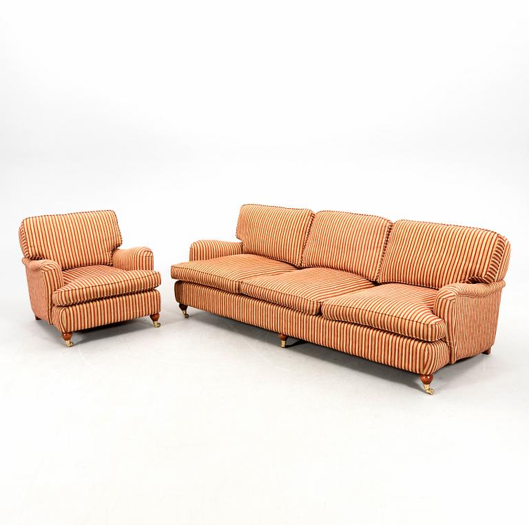 Sofa set 2 pcs "Andrew" by Bröderna Andersson, late 20th century.