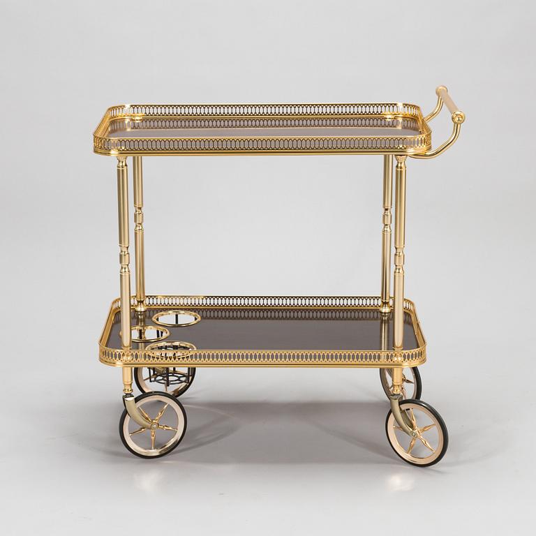 A 1970s serving trolley.