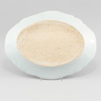STEKFAT, porslin, Kina, 1700-tal.