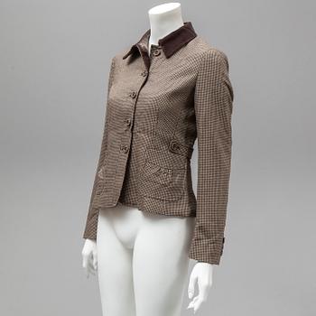MAX MARA, tweedkavaj, fransk storlek 40.