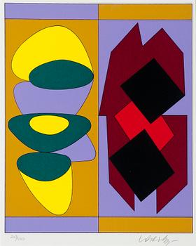663. Victor Vasarely, COMPOSITION.